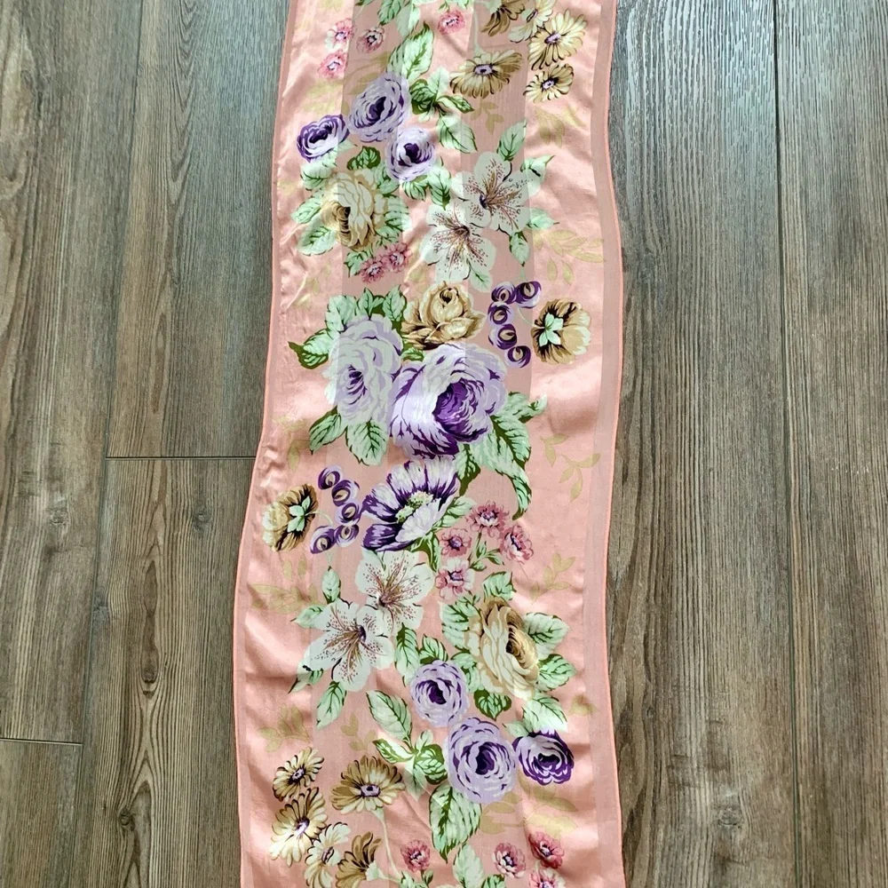 Silk Adrienne Vittadini Scarf 12/52”
